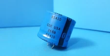 (2 PCS) Capacitor, 255B222M050XX, CORNELL DUBLIER, 2200 UF/MF, 50V