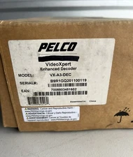 New  PELCO VX-A3-DEC VIDEOXPERT ENHANCED DECODER WITH MOUNT