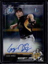 2017 Bowman Chrome Prospect Autographs Gage Hinsz