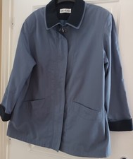 Berkertex Two-tone Blue Raincoat, Size 20 - Nwot