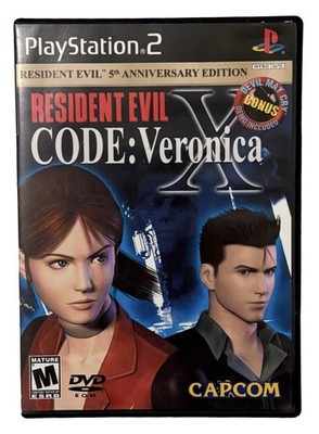 Resident Evil Code Veronica X 5th Anniversary PS2 No Demo No Manual 
