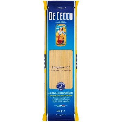 5x Pasta De Cecco 100% Italienisch Linguine N. 7 Nudeln 500g