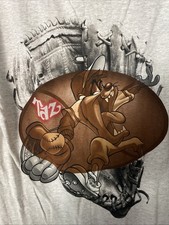 1998 Tasmanian Devil T-Shirt Warner Bros Looney Tunes Taz Sports Baseball SMALL