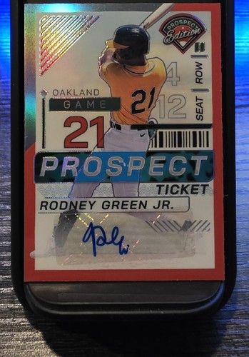 Rodney Green Jr 2024 Panini Prospect Edition Red Auto #120/199 ...