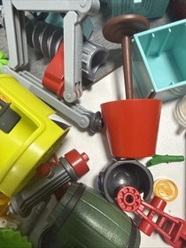 Vintage Playmobil Geobra Figures Mixed Lot VTG 90's Parts Accessories