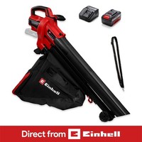 Einhell Cordless Leaf Blower Vacuum 18V 45L Bag Shredder PXC With 4.0Ah Battery