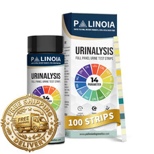 Palinoia 14-In-1 Urine Test Strips Full Panel 100 Count Urinalysis Testing For