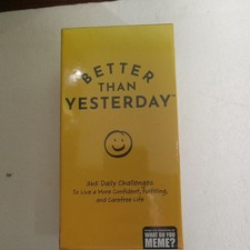 Better Than Yesterday Card Game 365 Daily Cha...