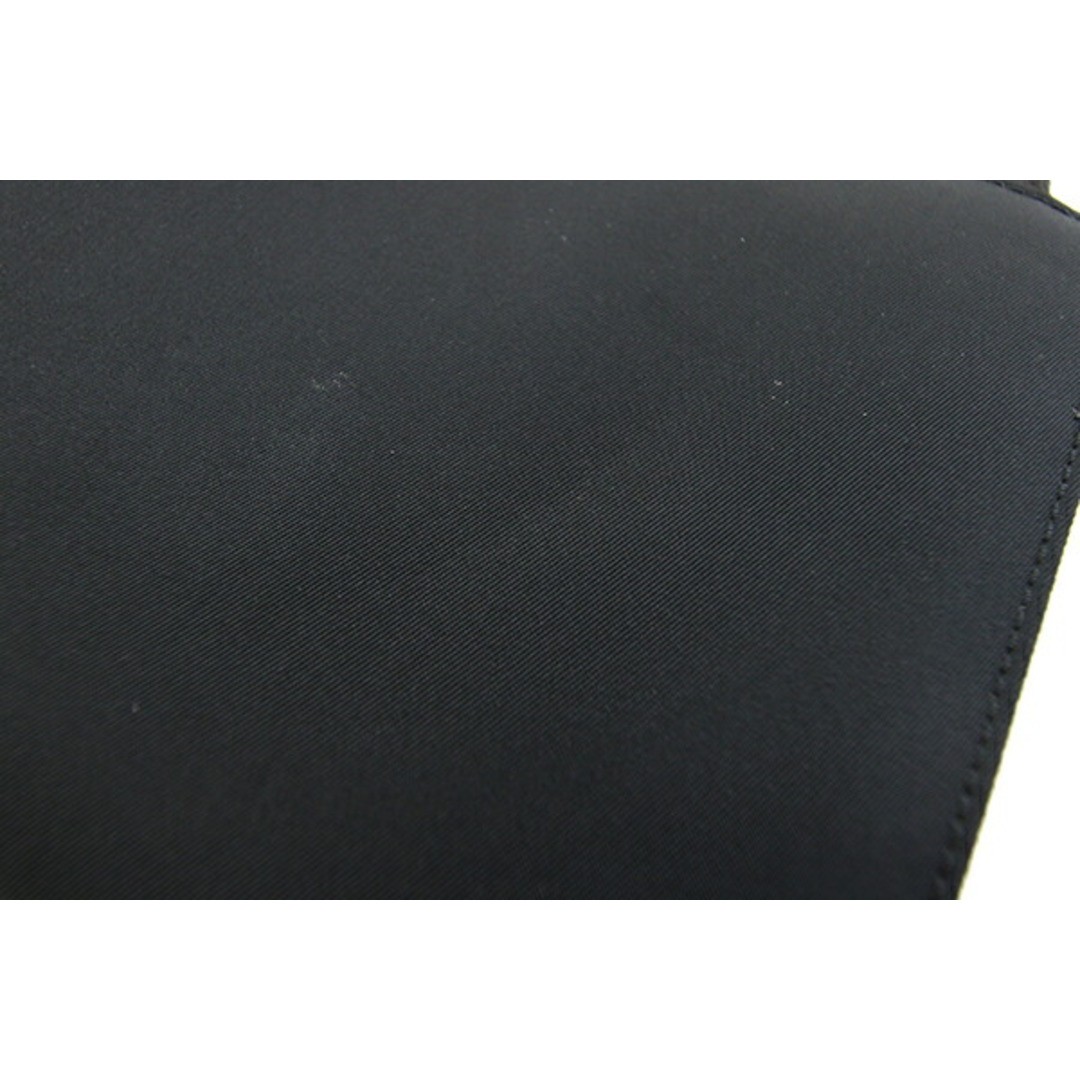 PRADA shoulder bag black nylon leather thumbnail 4