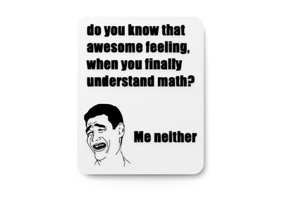 That Awesome Feeling When You Finally Understand Math Funny Sign Home or Office