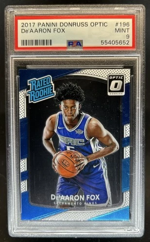 De'Aaron Fox 2017 Donruss Optic De'Aaron Fox #196 Rookie