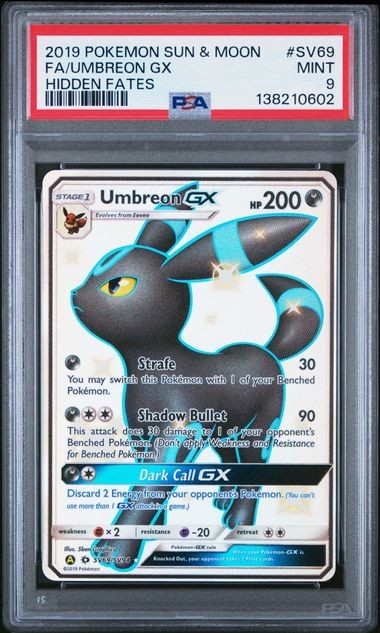 Umbreon GX SM #SV69 PSA 9