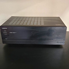 Onkyo M-282 2-Channel Power Amplifier Class AB RCA Banana Outputs Black