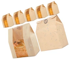 35PCS Large Paper Bread Bags Sourdough Bread Paper Bags for Homemade Bread Kr...