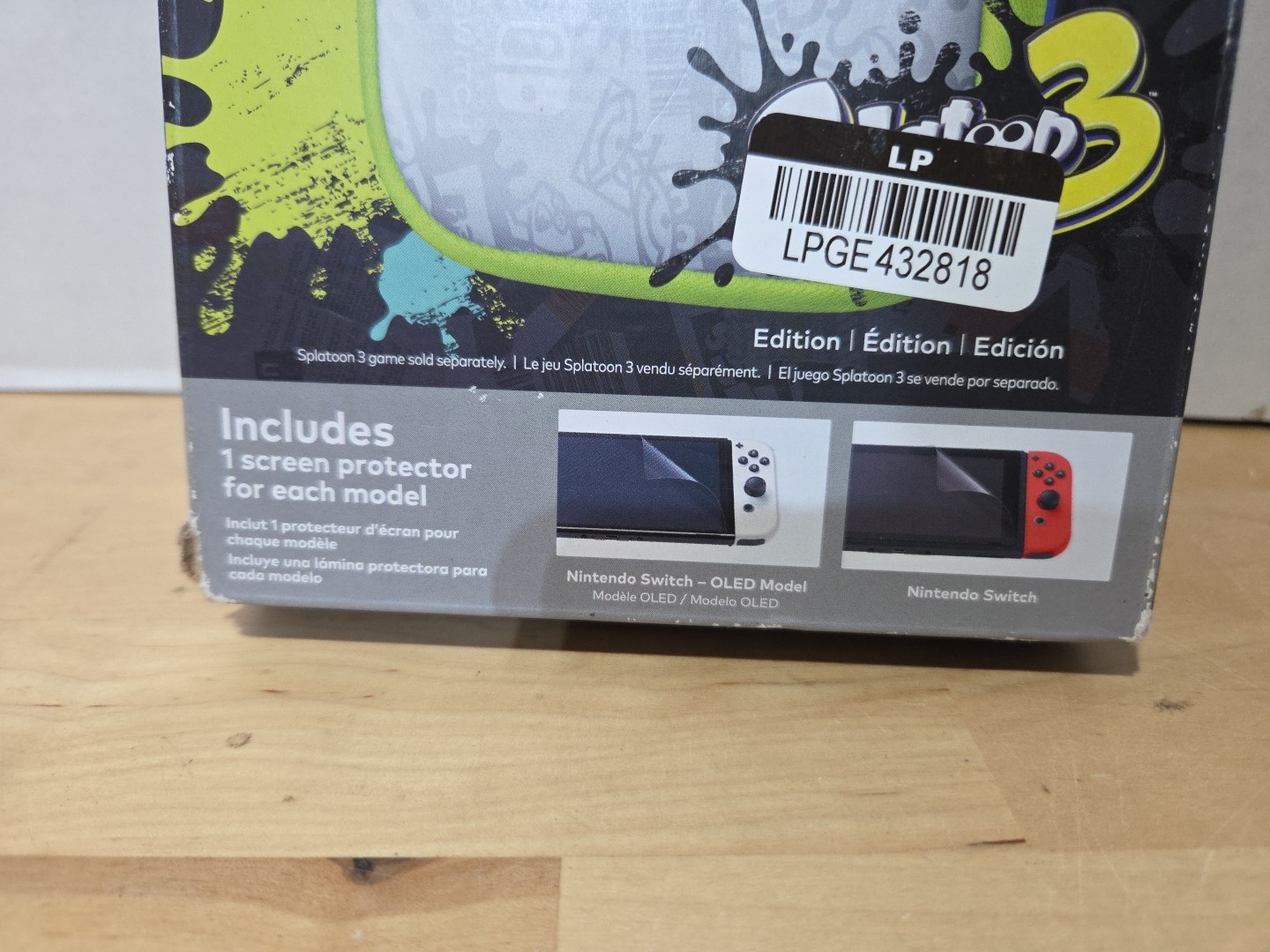 Nintendo Case & Screen Protector for Switch - Splatoon 3 Edition for ...