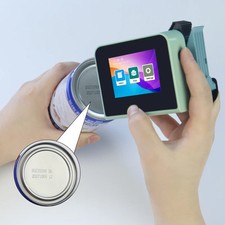 Handheld inkjet printer prints production date, text, batch number, barcode