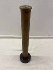 Antique Wood Spool for Thread Cylinder Spool 12" Tall Primitive Farm house