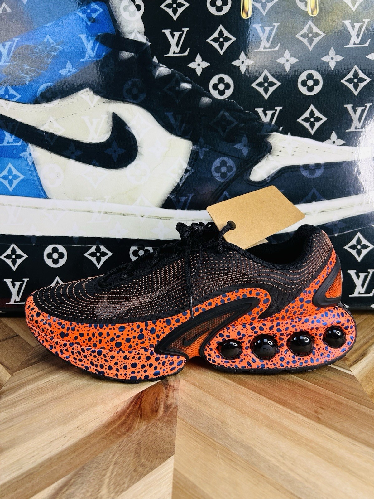 Nike Air Max DN Premium Electric Safari Black HM0811-900 Men’s 14 Orange Olympic