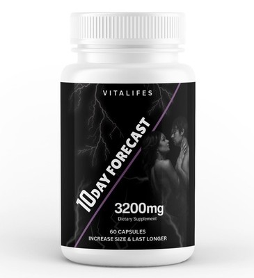 10 Day Forecast Pills for Male Enhancement to Boost Performance & Energy 60ct