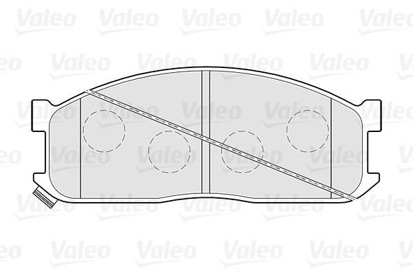 Plaquettes de frein Valeo 301269 anti-bruit à haute friction pour freinage thermique