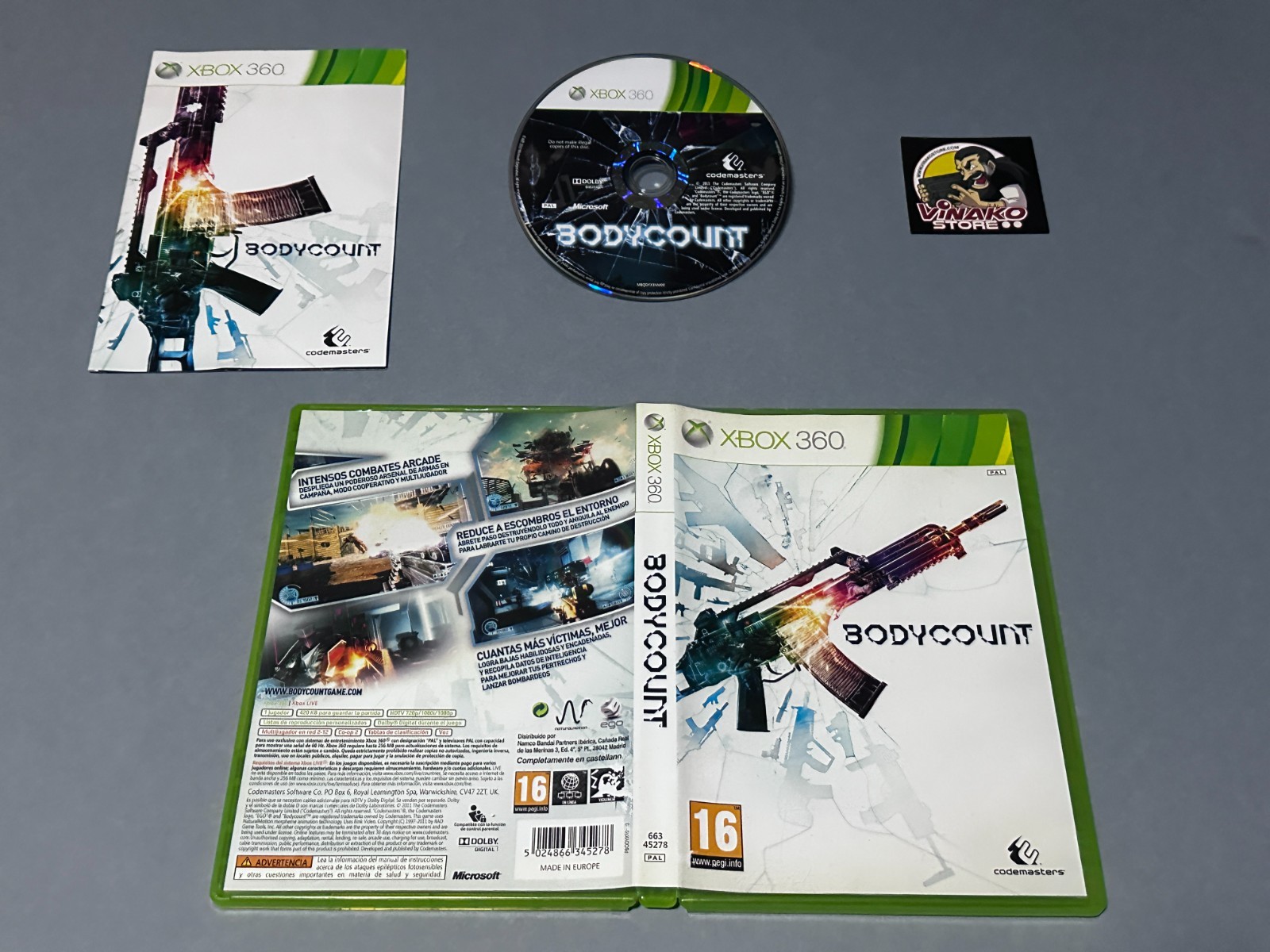 Bodycount Xbox 360 PAL Espagne