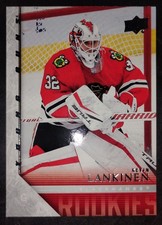 20/21 UD Extended Retro Young Guns Kevin LANKINEN RC BLACKHAWKS Tribute