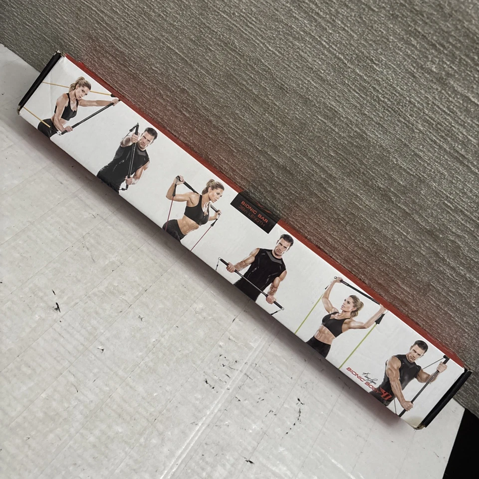 Bionic тела тренировки бар подходит все сопротивления группы с зажимом, 38 дюймов длиной новый! - Изображение 3 из 4