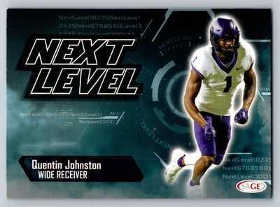 Quentin Johnston 2023 SAGE HIT #49 Next Level TCU Horned Frogs, L.A. Chargers