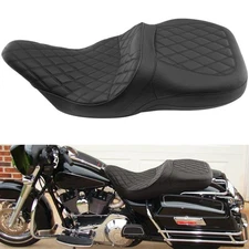 Rider Driver Passenger Seat For Harley Touring Electra Glide Road King 1997-2007