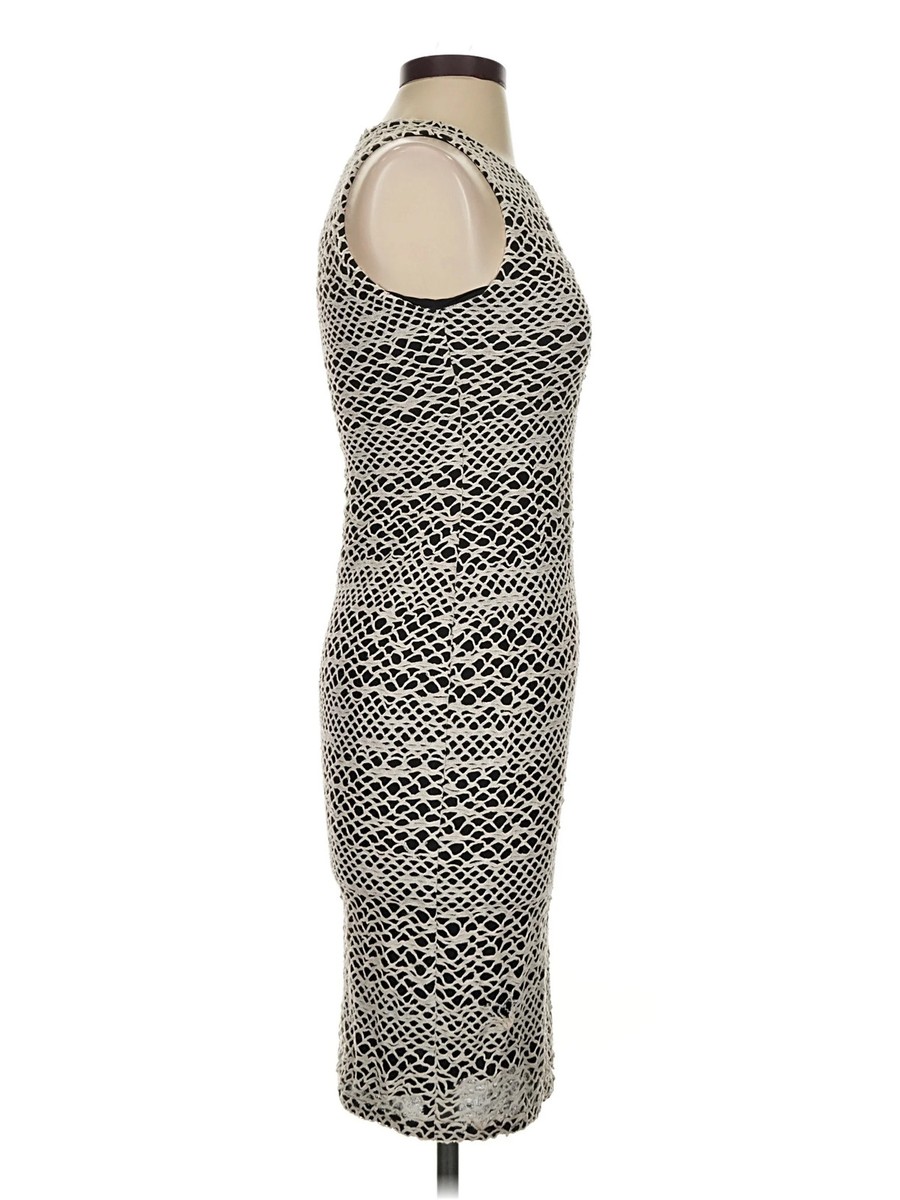 Bar III Women Gray Cocktail Dress S View 3