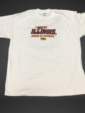 Vintage 90s Illinois State University Sweet Single  Shirt Spellout Size 2XL