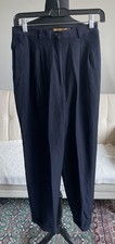 Classiques Entier Petites Women  s Navy Pants With Pockets Size 6