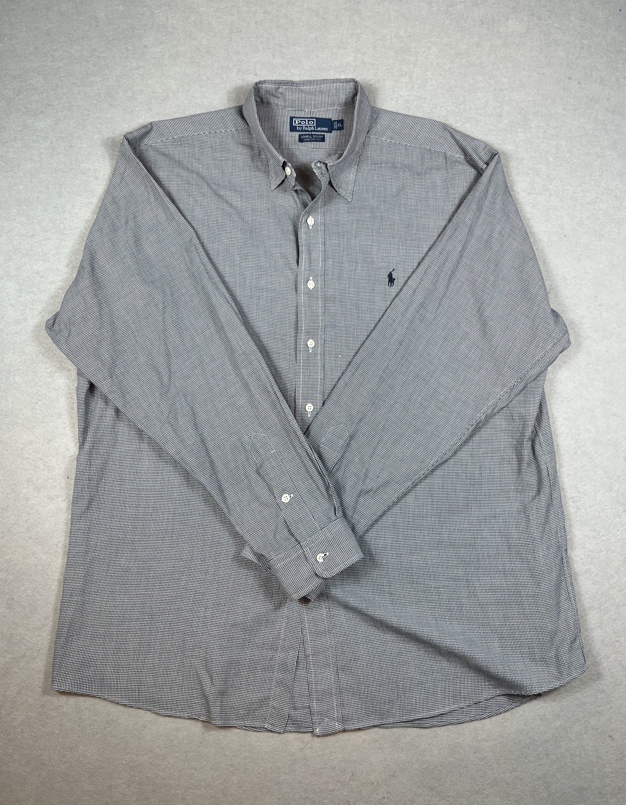 Polo Ralph Lauren Men’s XL Lowell Sport Shirt Blue Long Sleeve Button-Down