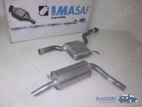 Imasaf Auspuffset Ab Kat FüR Ford Sierra 2.0 4X4 1989-1993 | Mitteltopf+Endtopf