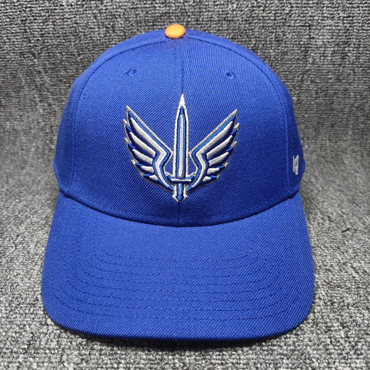 '47 Brand Royal Blue Snapback Hat Winged Sword Logo Adjustable Cap New Z0324