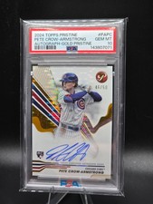 2024 Topps Pristine Pete Crow-Armstrong RC Auto Gold /50 PSA 10 GEM MT #PAPC