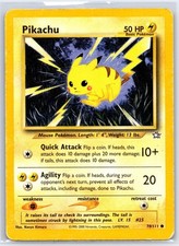 Pikachu 70/111 Common Neo Genesis Pokemon Unlimited Moderately Played on eBay