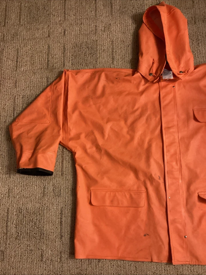 Chaqueta Abrigo de Lluvia CARHARTT Surrey Con Capucha Naranja Estilo 100100-800 Para Hombre 2XL Foto 2 de 4