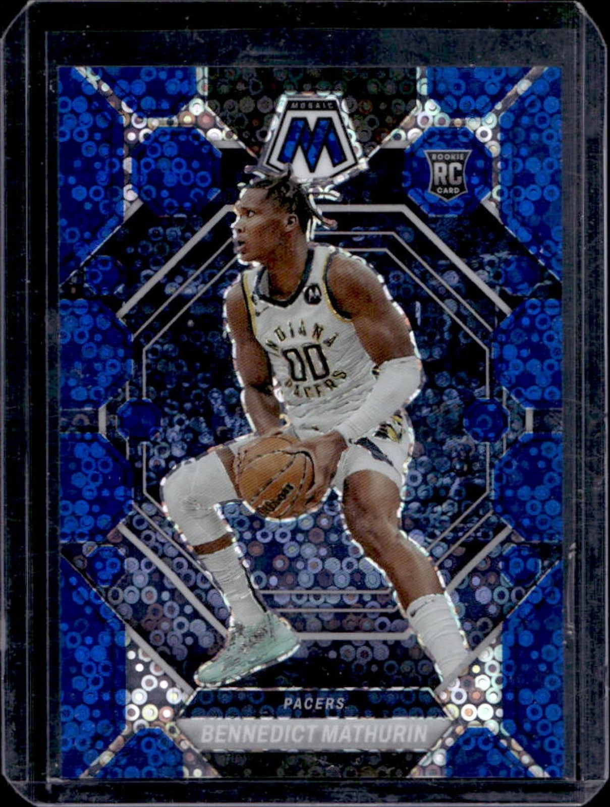 2022-23 Mosaic Bennedict Mathurin RC Fast Break Blue Rookie #/85 Pacers