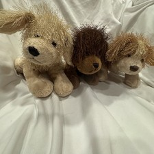 Ganz Webkinz Lot 3 Dog Plush Golden Retriever HM010/011/195 Spaniel No Codes