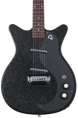 Danelectro Blackout 59 Electric Guitar - Black Metal Flake
