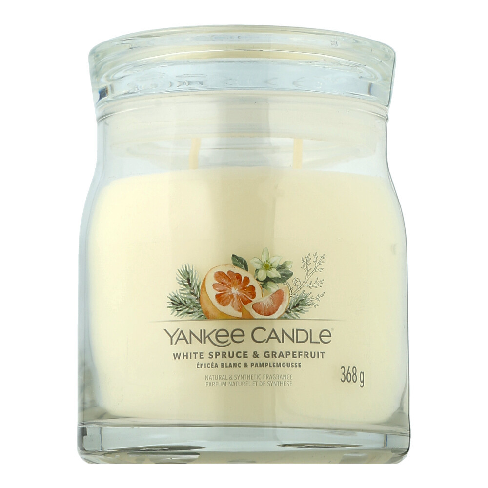 Фирменная свеча Yankee Candle - Белая ель и грейпфрут, 368 г