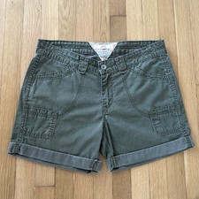 Vintage Levi  s Cargo Shorts 10 Women  s Herringbone Gorpcore Hiking Trail 5  