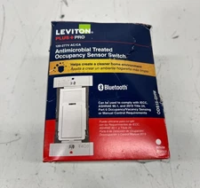 Leviton 120/277V 1 Pole Occupancy Sensor Wall Switch,White No Neutral Required