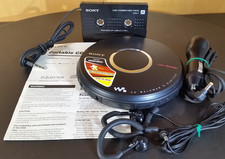 Sony Walkman D-EJ017CK Portable CD Player / Car Ready Charger and Headphone