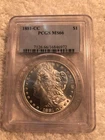 1881 CC MORGAN DOLLAR PCGS MS66