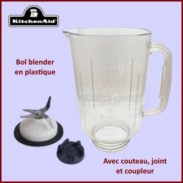 Bol blender complet 9704200P avec lames en acier pour smoothies onctueux