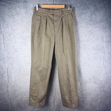 Vintage LL Bean Pants Mens 32x32* Pleated Cuf...