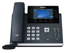 Yealink SIP-T46U 4.3" IP Phone w/16 VoIP Accounts & Dual-Port GB Ethernet, Black