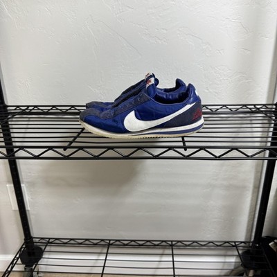Nike Cortez Shoes Mens Size 9.5 Blue White Los Angeles Nylon C19873-400 Sneakers